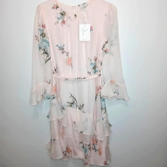 NWT Joie Cocktail Kayane Goldenrod 100% Silk Dress Size 2 - Picture 4 of 15